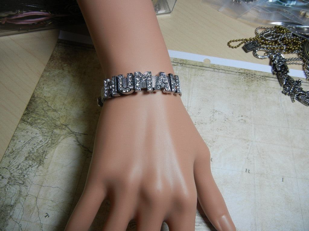 HUMAN silver Bracelet