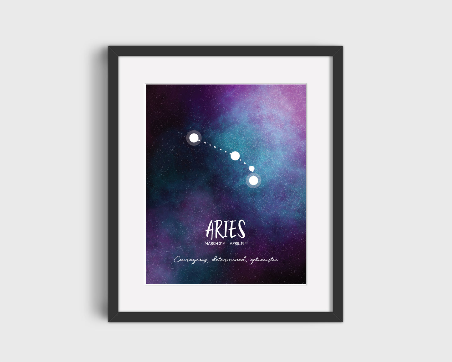 aries definition birthday constellation zodiac wall print photo