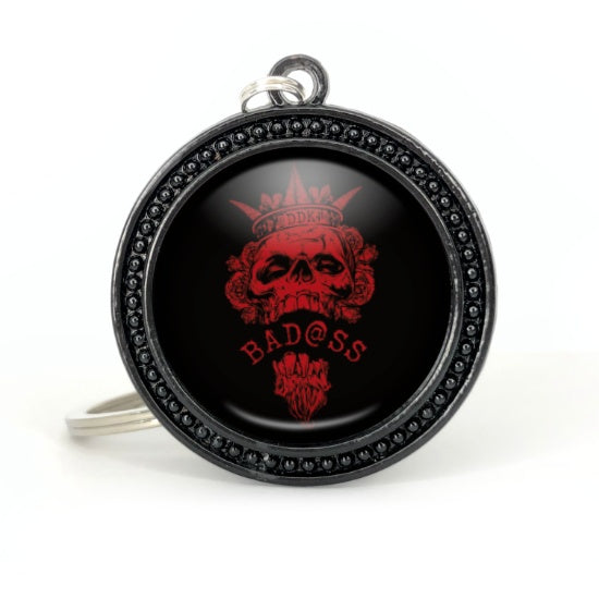 ddk badass shirt art keychain