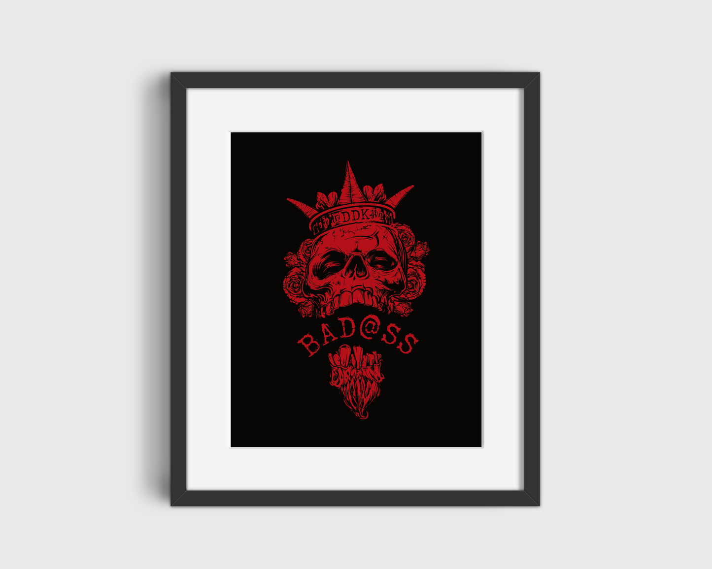 wall print art badass