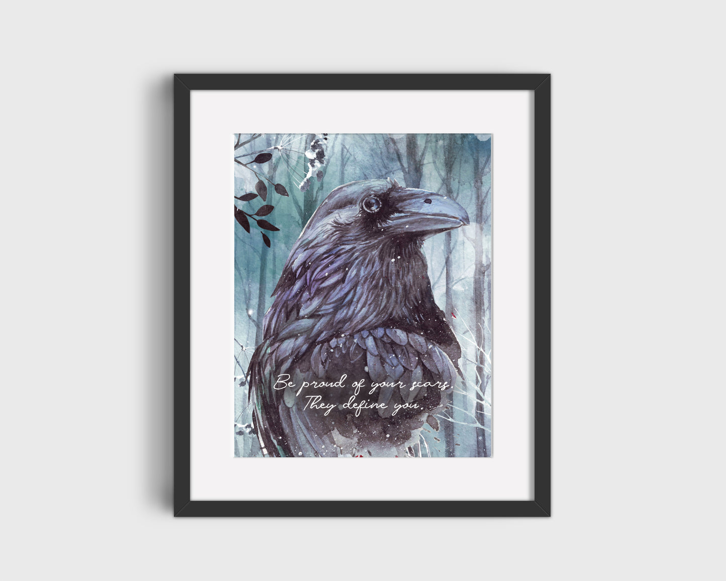 inspirational wall print