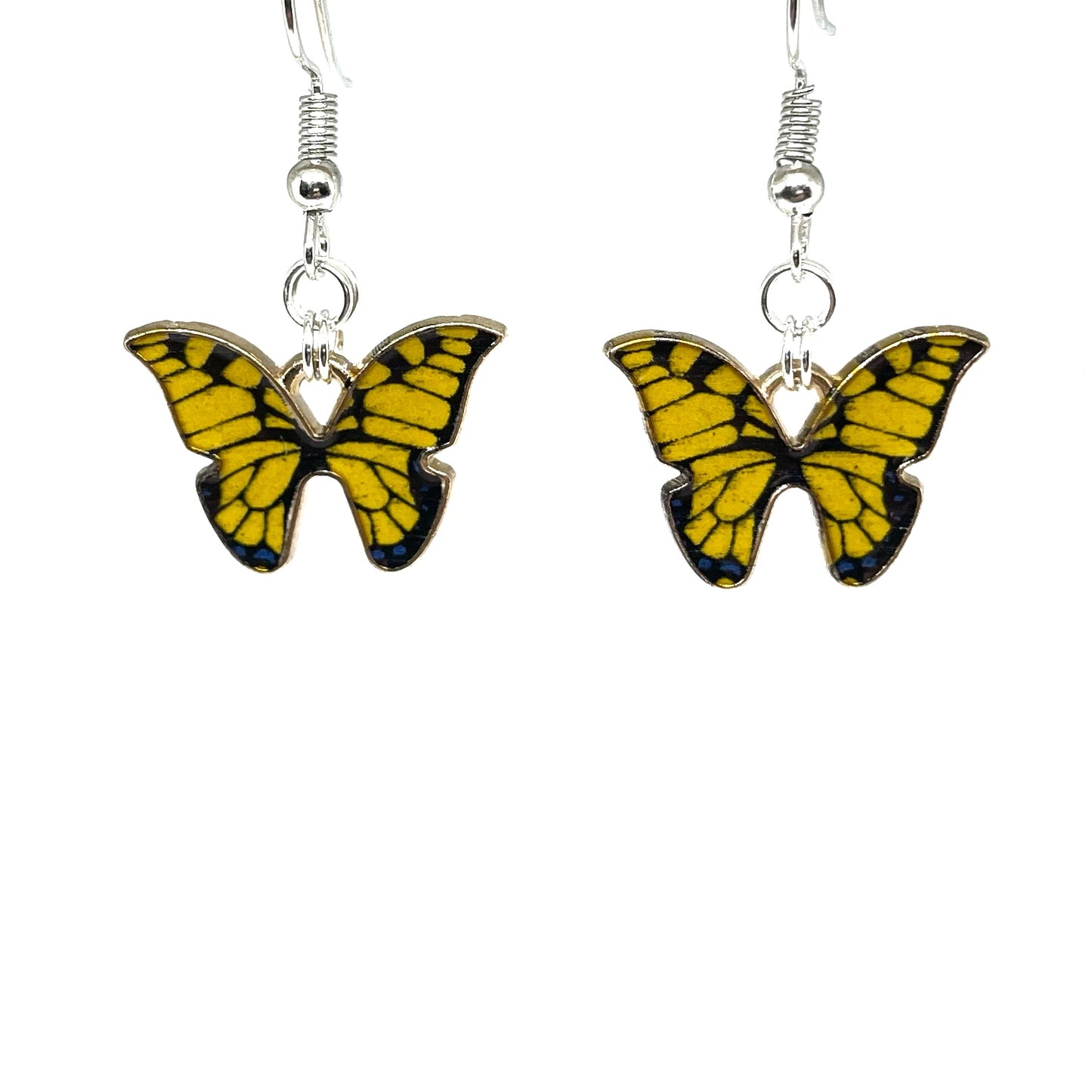Yellow Mini Butterfly Earrings