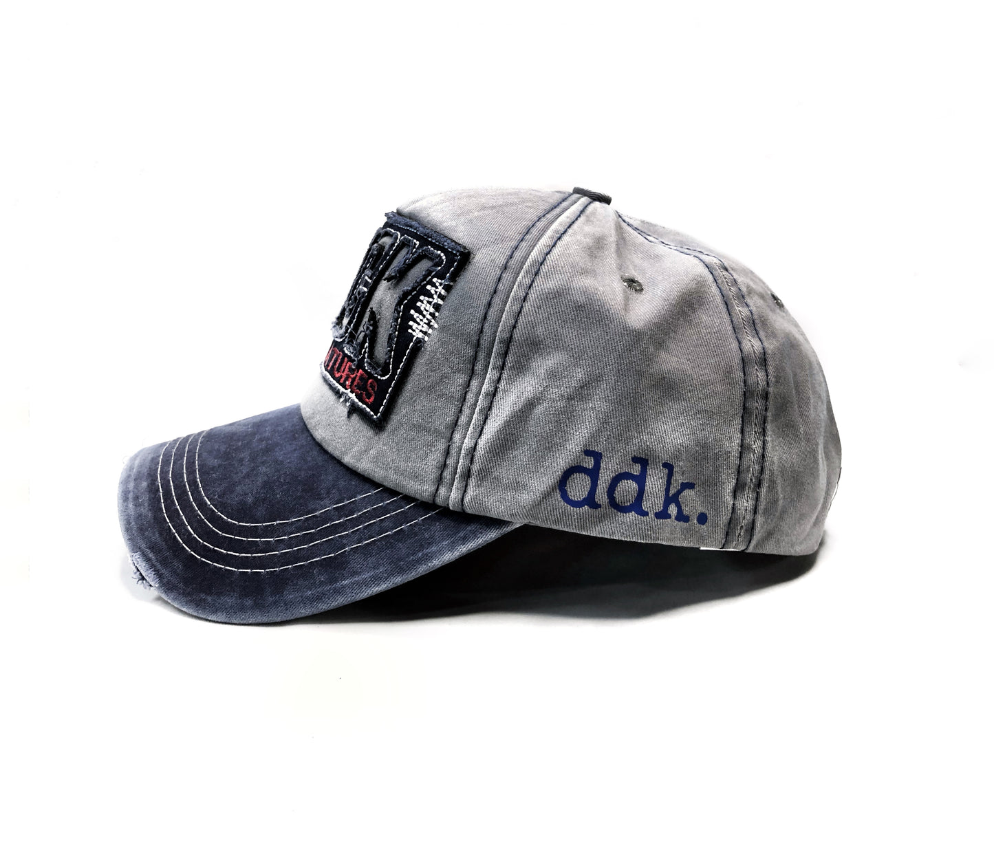 ddk blue denim baseball rock hat