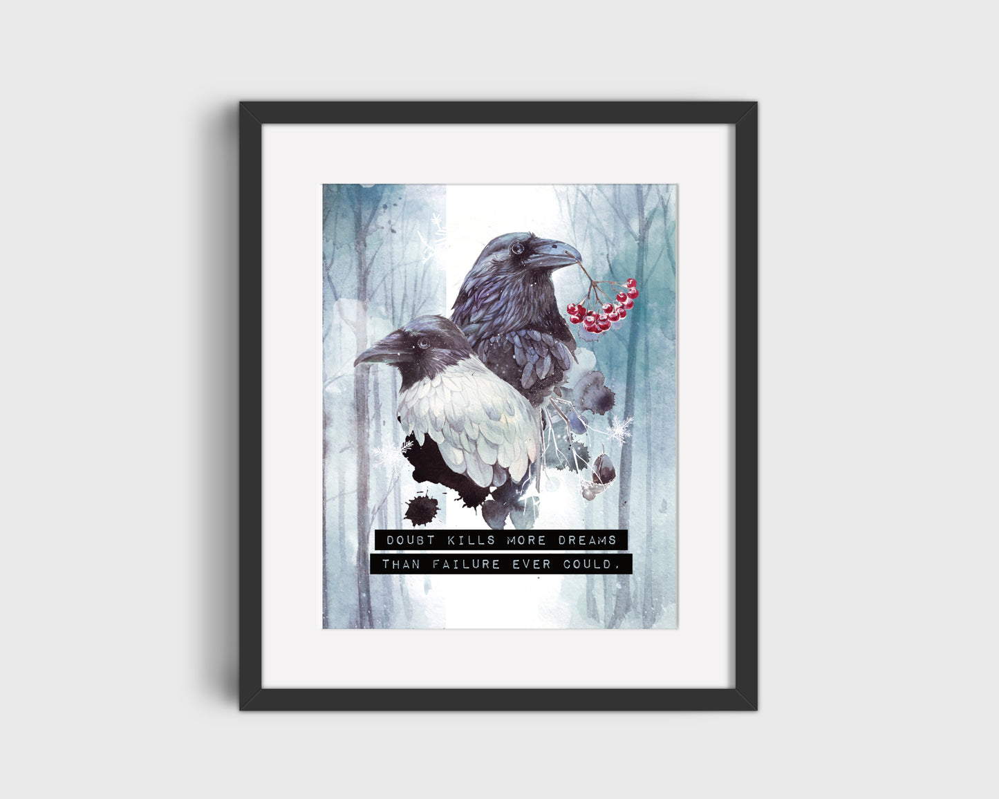 raven wall print