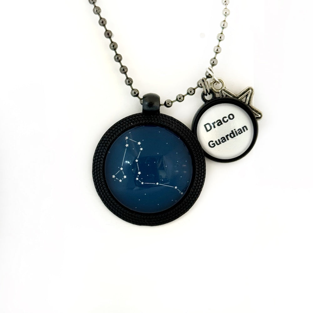 Draco  Constellation Necklace  Guardian