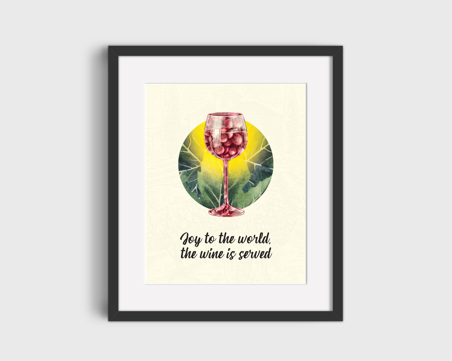 Antholgogie Collective wine wall print