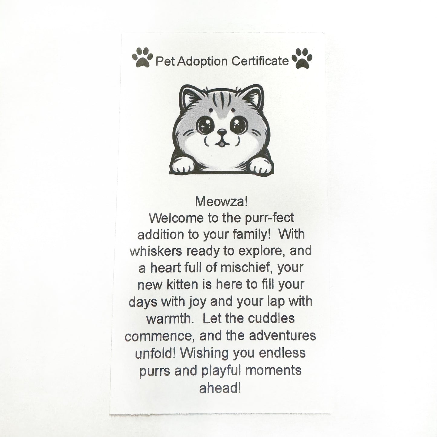 Adopt A Kitten Necklace