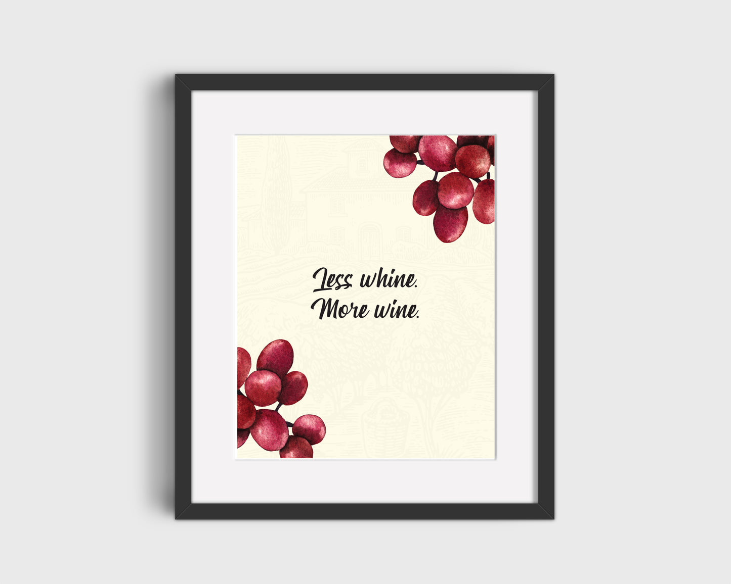 Antholgogie Collective wine wall print