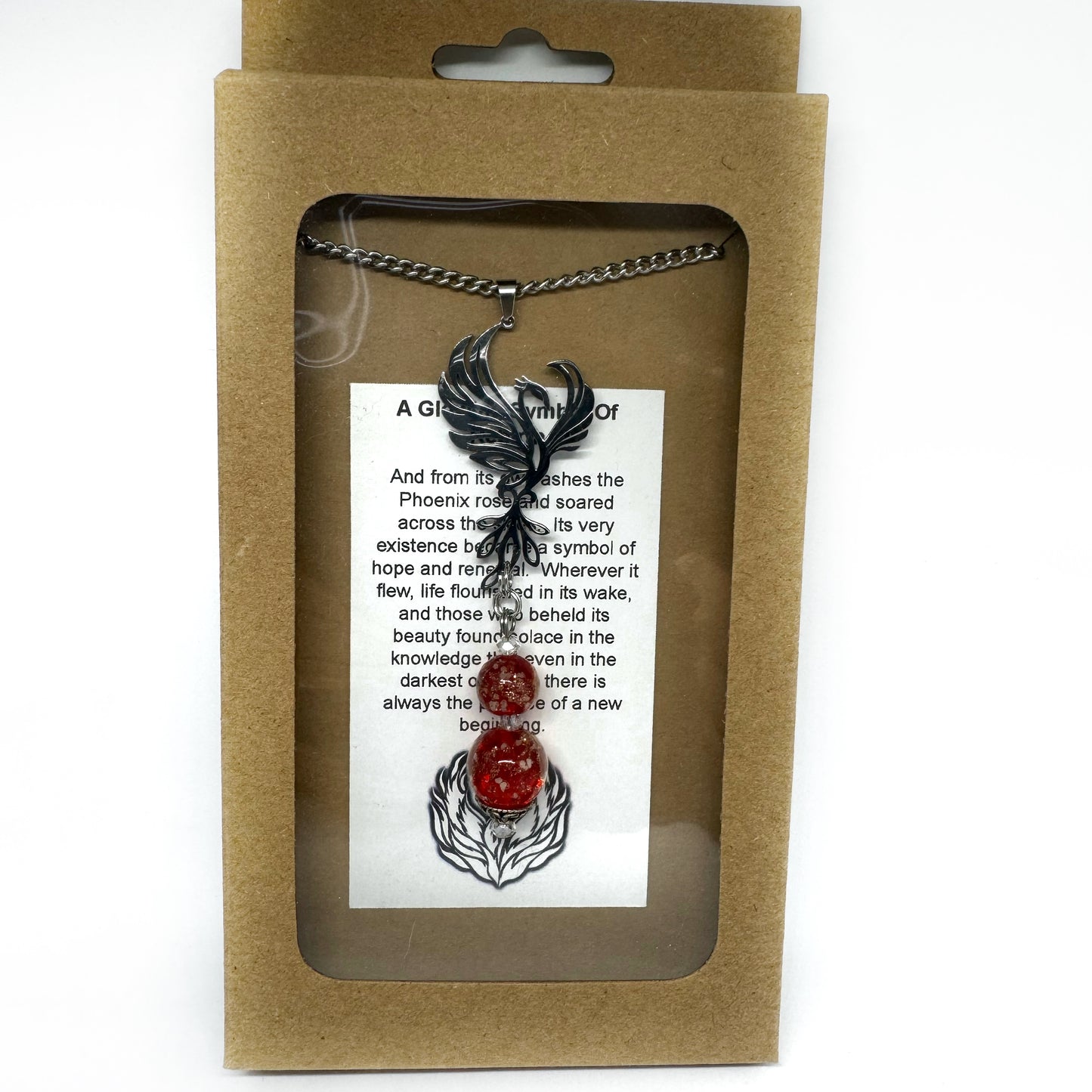 Phoenix Rebirth Glowing Necklace