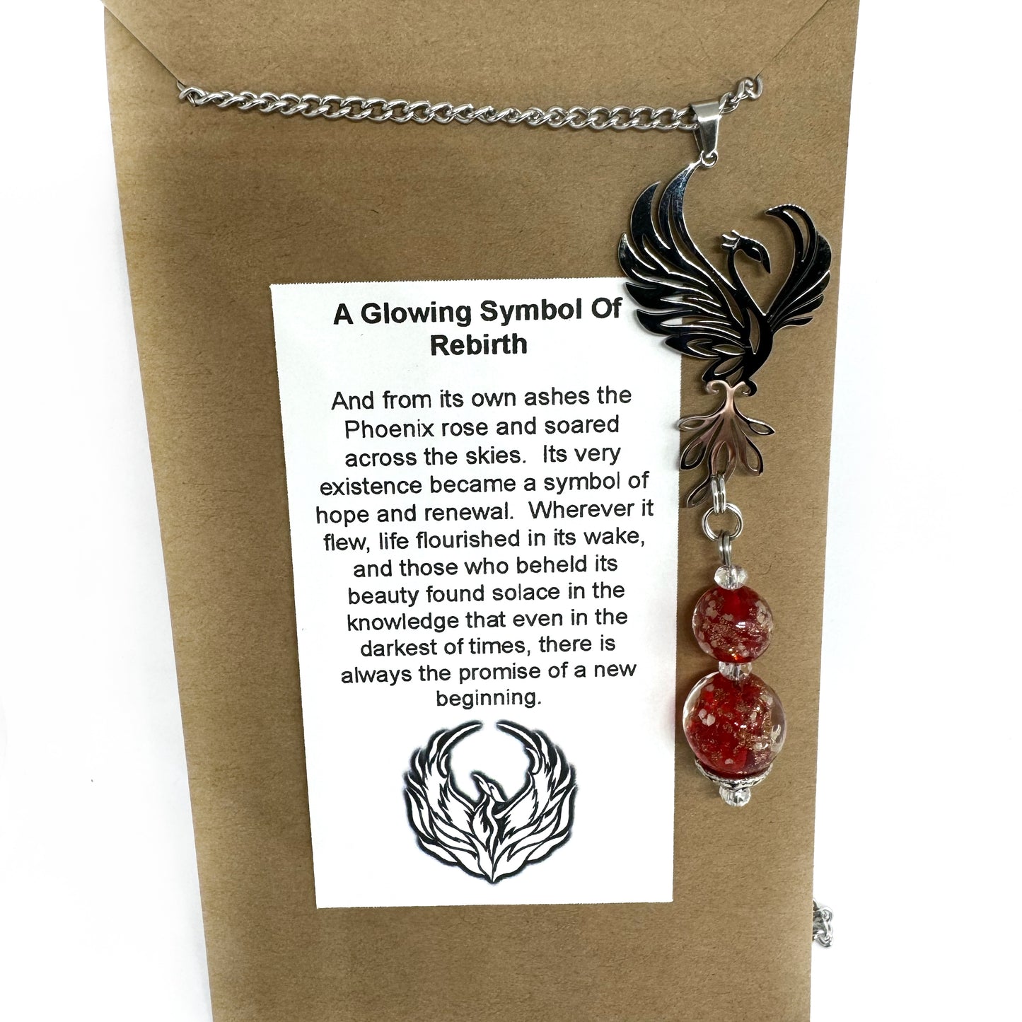 Phoenix Rebirth Glowing Necklace
