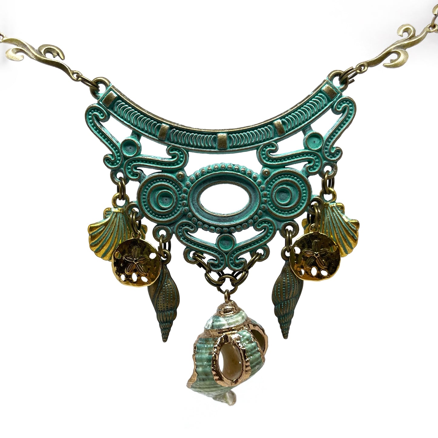 vintage patina anthologie necklace
