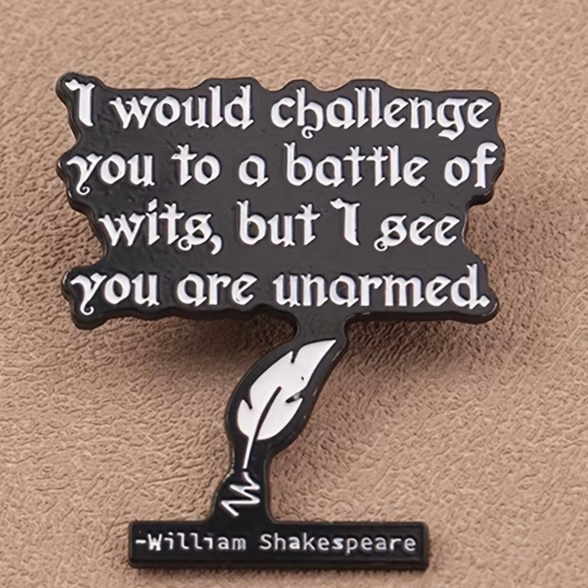 Battle Of Wits Enamel Pin