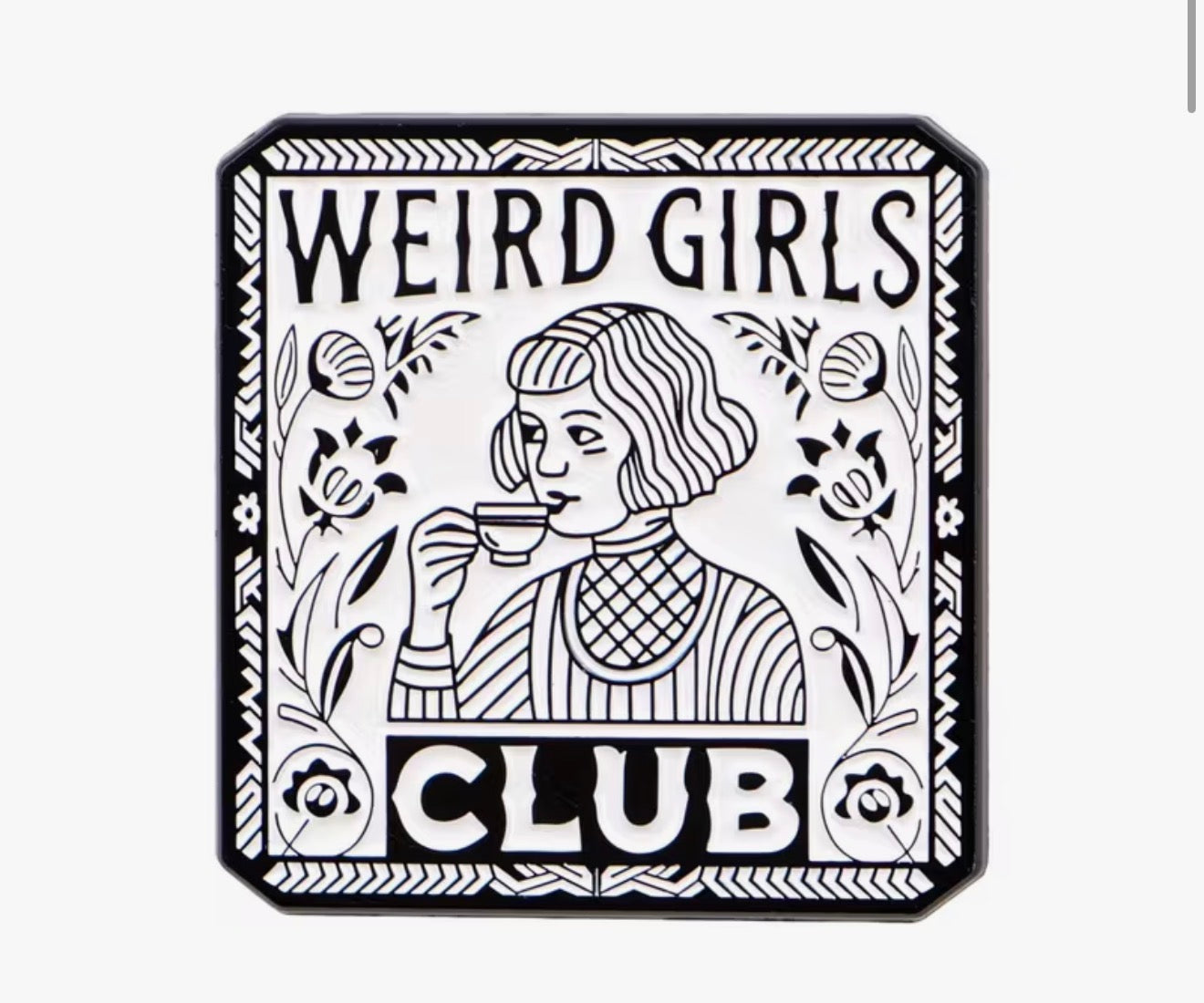 Weird Girls Club Enamel Pin