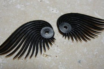plastic wing lashes for doll making