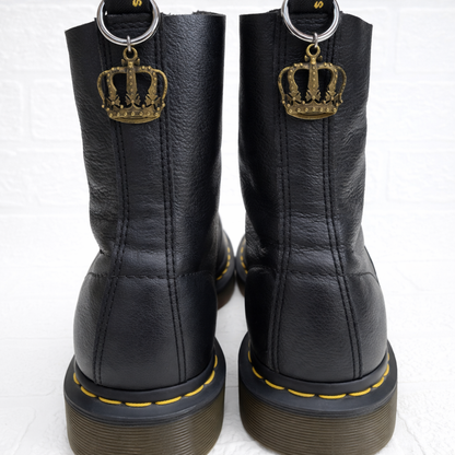 Bronze Crown Boot Charms