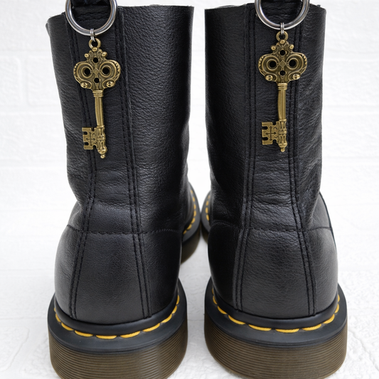 Bronze Key Boot Charms