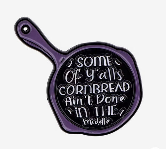 Corn Bread Enamel Pin