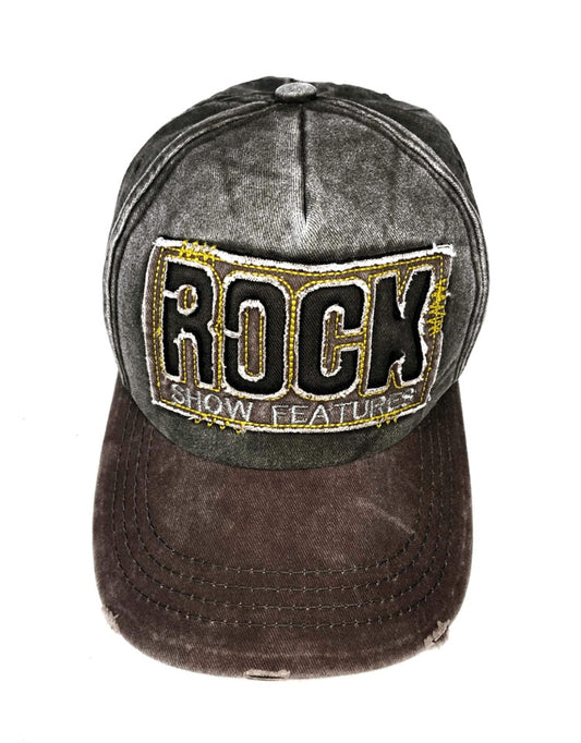 rock music hat ddk brown