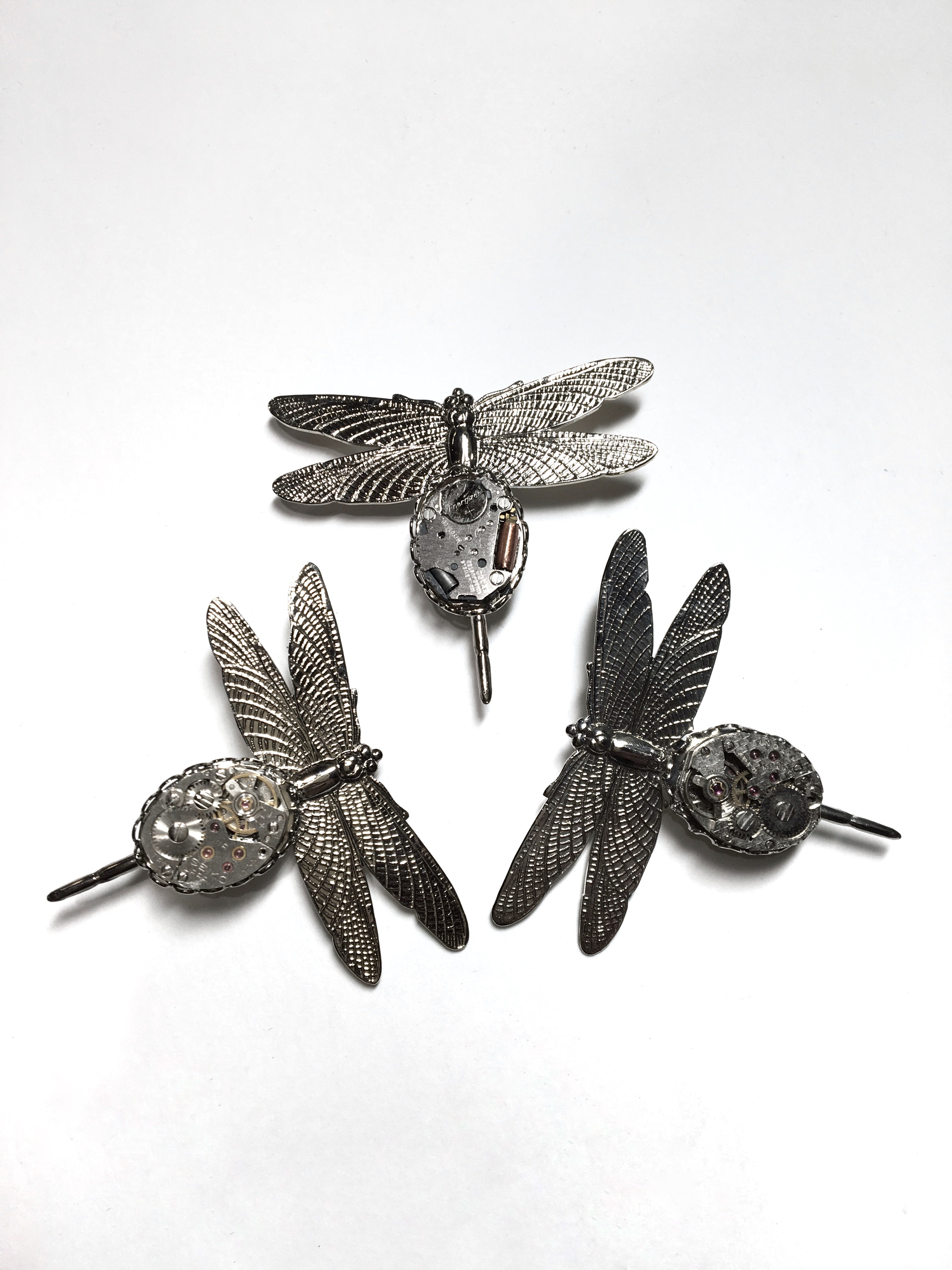vintage steampunk dragonfly pin jewelry