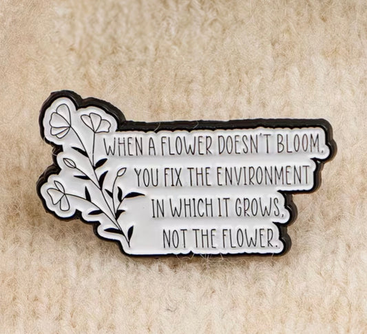 Fix The Environment  Enamel Pin
