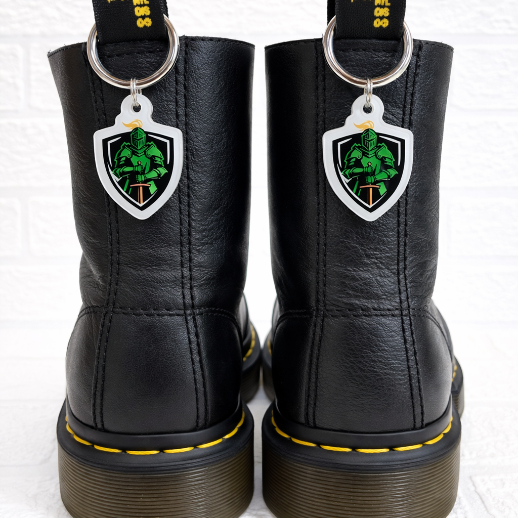 Knight Shield Boot Charms
