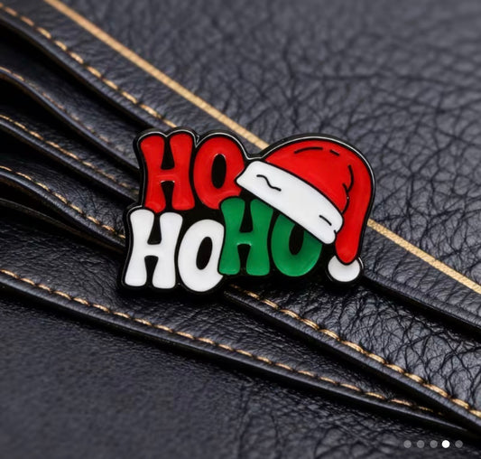 Ho Ho Ho Enamel Pin