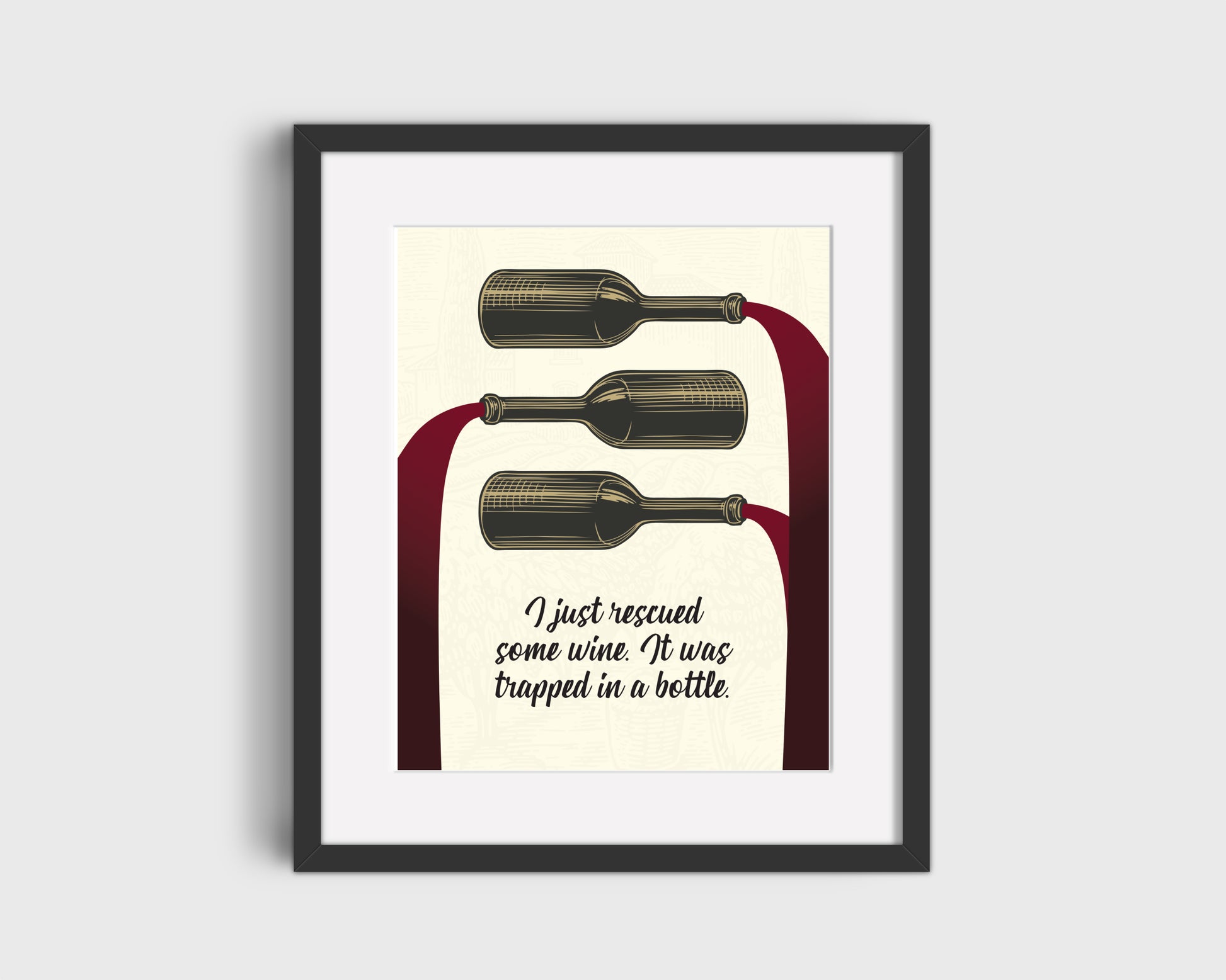 Antholgogie Collective wine wall print