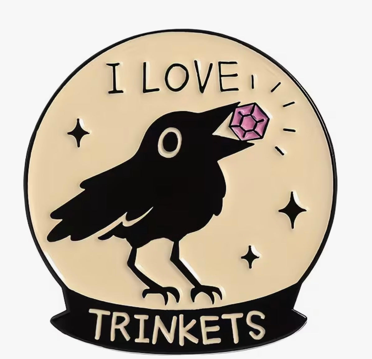 I Love Trinkets Enamel Pin