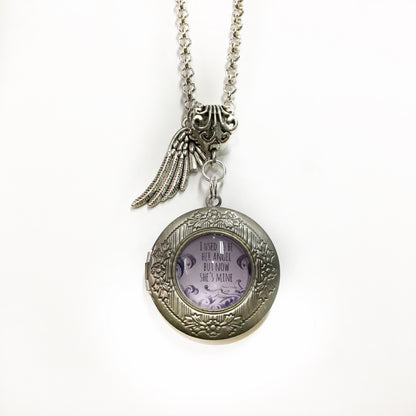 memory photo locket necklace