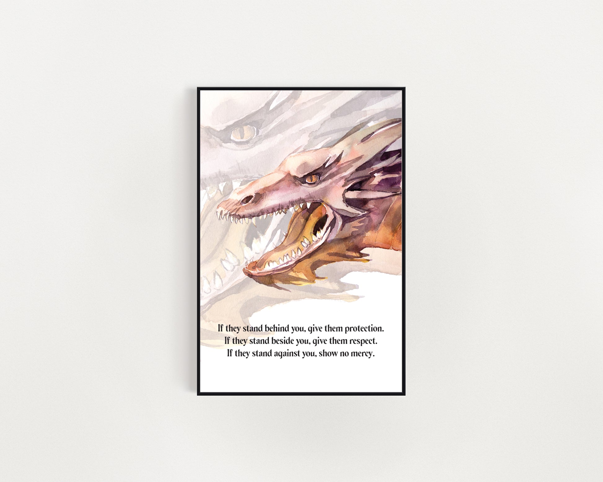 dragon handmade wall art decoration photo print