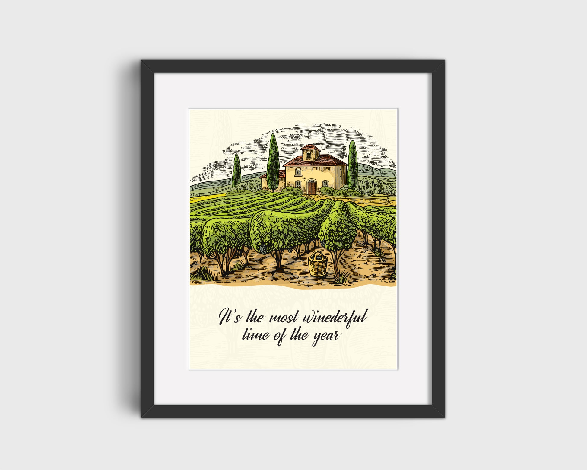 Antholgogie Collective wine wall print