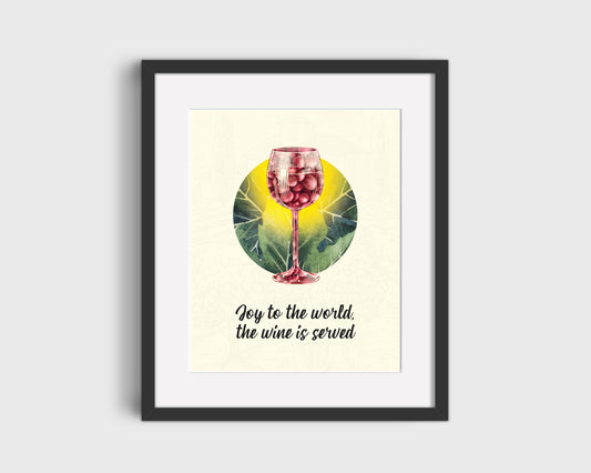 Antholgogie Collective wine wall print