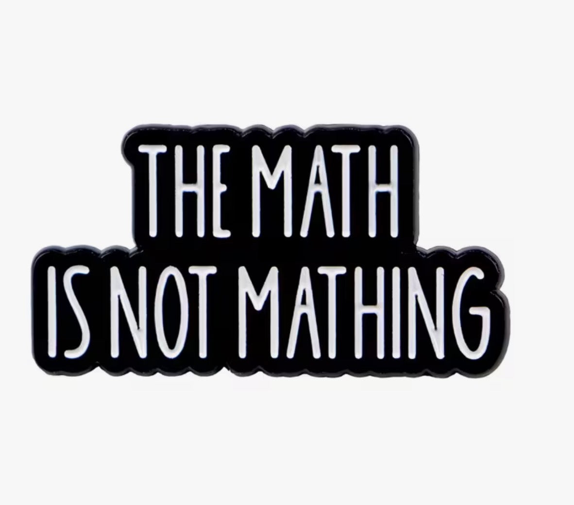 Math Enamel Pin