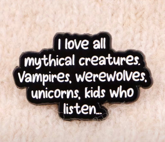 Mythical Creatures Enamel Pin