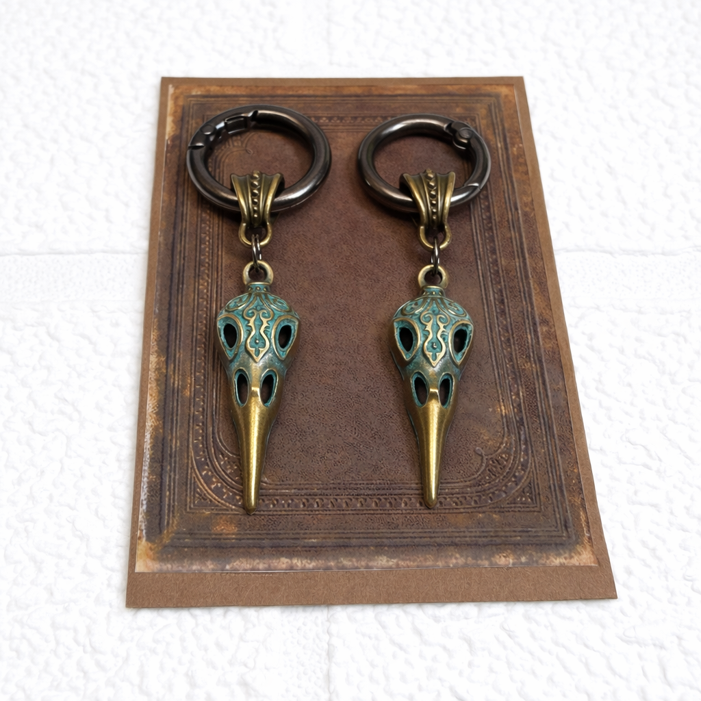 Patina Raven Boot Charms