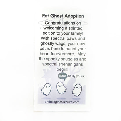 Pet Ghost Adoption Necklace