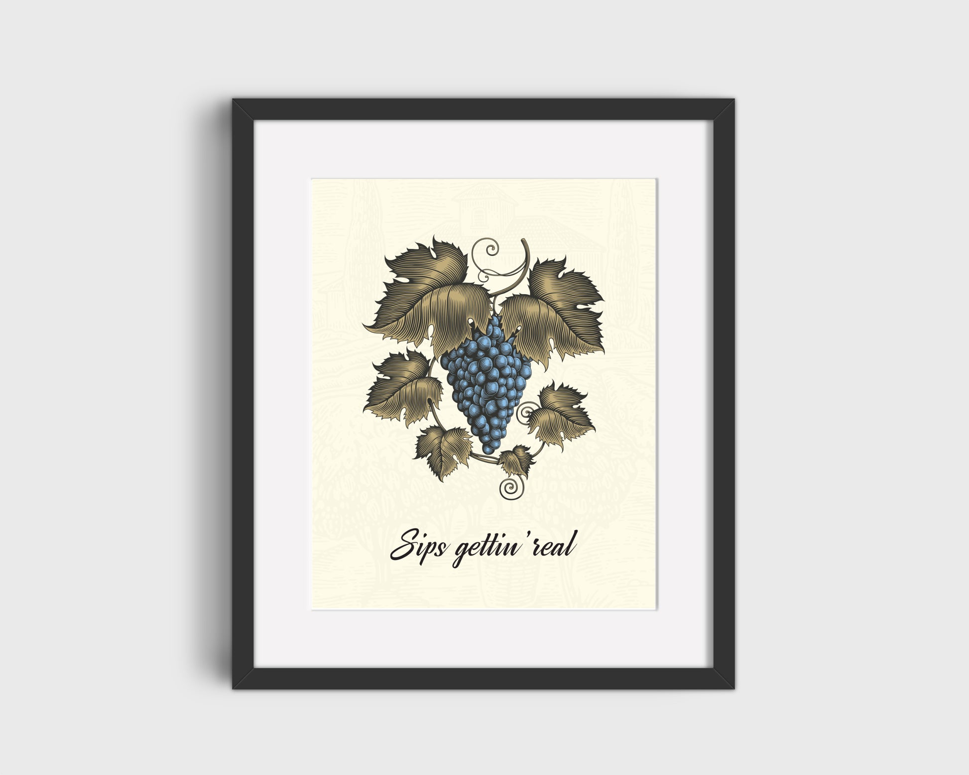 Antholgogie Collective wine wall print