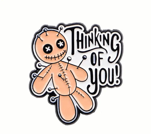 Thinking Of You  Enamel Pin