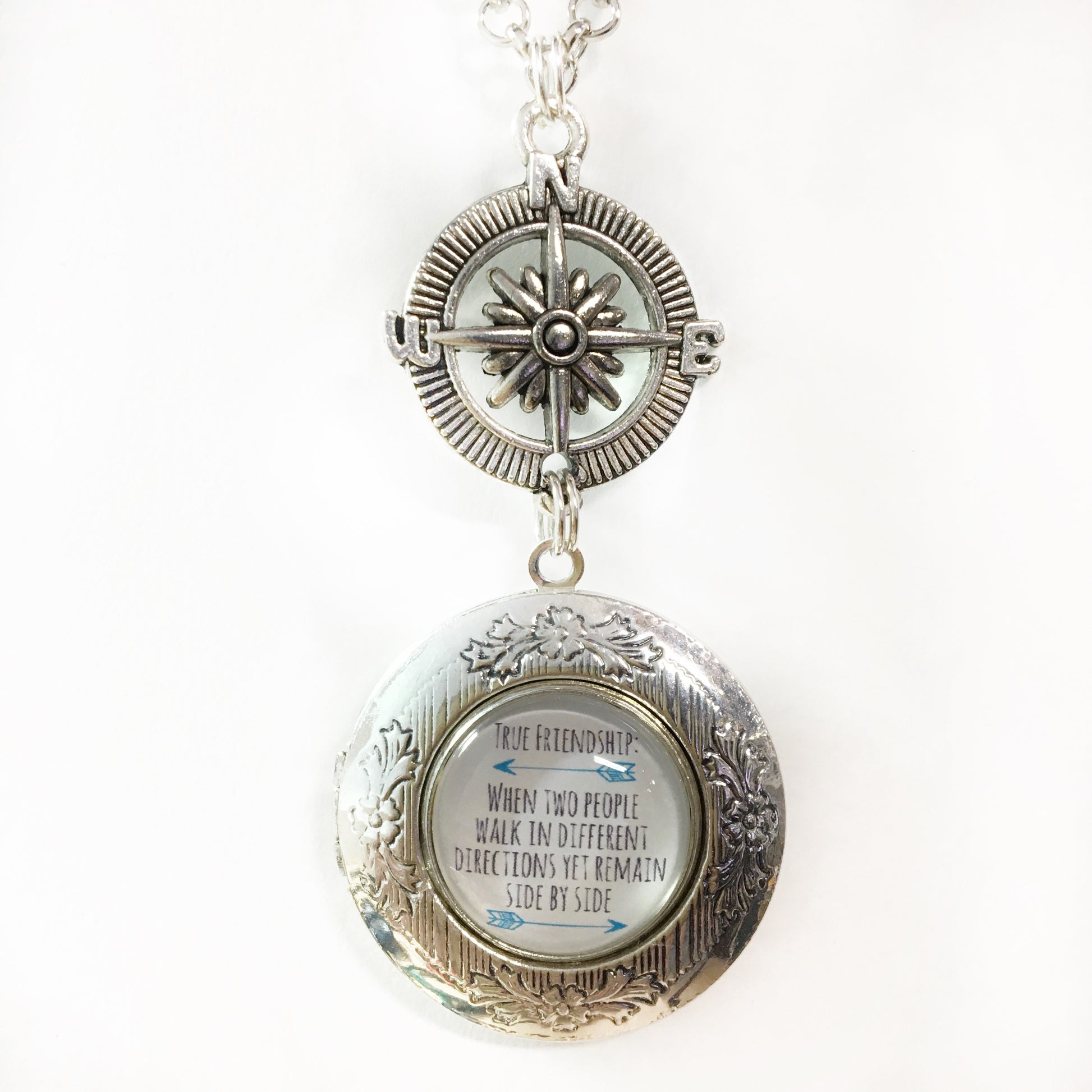 memory photo locket necklace friendship