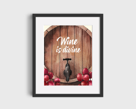 Antholgogie Collective wine wall print